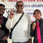 KHELNEWZ RAIGARH DESK राज्य स्तरीय बैडमिंटन प्रतियोगिता में जिले के लक्ष्य और अदिति की मिक्स्ड डबल्स जोड़ी बनी चैंपियन