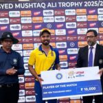 KHELNEWZ BILASPUR DESK परिक्षेत्र स्तरीय क्रिकेट स्पर्धा में सी.एम.डी ने पेंड्रा कॉलेज को 118 रनों से हराया