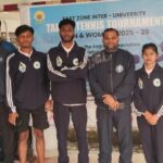 KHELNEWZ DURG DESK हेमचंद विश्वविद्यालय की टेबल टेनीस टीम ईस्ट जोन प्रतियोगिता में भाग लेने हुए रायपुर रवाना