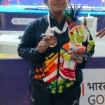 KHELNEWZ RAIPUR DESK खेलो इंडिया ट्राइबल गेम्स के तैराकी में अनुष्का ने लगाया मेडल्स का चौका