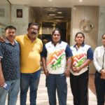 KHELNEWZ BHILAI DESK राष्ट्रीय हैंडबाल प्रतियोगिता में भाग लेने छत्तीसगढ़ की गर्ल्स टीम उत्तर प्रदेश रवाना