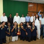 KHELNEWZ RAIPUR DESK जिला स्तरीय शतरंज स्पर्धा में अपूर्व, अनिका, भव्यम व अंशिका बनी विजेता