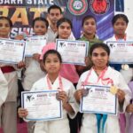 KHELNEWZ BEMETARA DESK जिले की रग्बी खिलाड़ियों ने जीता साल का तीसरा खिताब