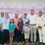 KHELNEWZ BILASPUR DESK जिला स्तरीय बैडमिंटन स्पर्धा में अन्वेषा, तुषार व आर्यन बने चैंपियन