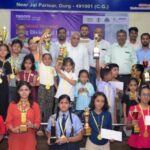 KHELNEWZ RAIPUR DESK चलो रे संगी हॉकी खेलबो के थीम पर उप मुख्यमंत्री श्री अरुण साव ने छत्तीसगढ़ हॉकी लीग का किया अनावरण