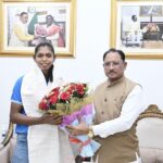 KHELNEWZ RAIPUR DESK छत्तीसगढ़ हॉकी लीग के चयन ट्रायल के पहले दिन 223 खिलाड़ी उतरे मैदान पर, उप मुख्यमंत्री श्री अरुण साव ने खिलाड़ियों से की मुलाकात