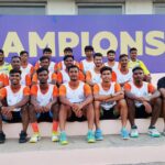 KHELNEWZ RAIPUR DESK अंतरराष्ट्रीय क्रिकेटर हरलीन देओल ने हॉकी अकादमी के खिलाड़ियों से की मुलाकात